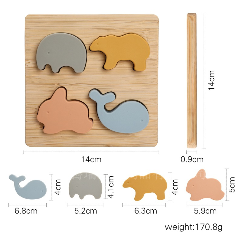 Wholesale Kit Juguete Montessori Logic Smart Baby Kids Items Lion Dog Shantou Wooden Plastic 3D Jigsaw Puzzle Children's Games and Chlidren Toys for Children