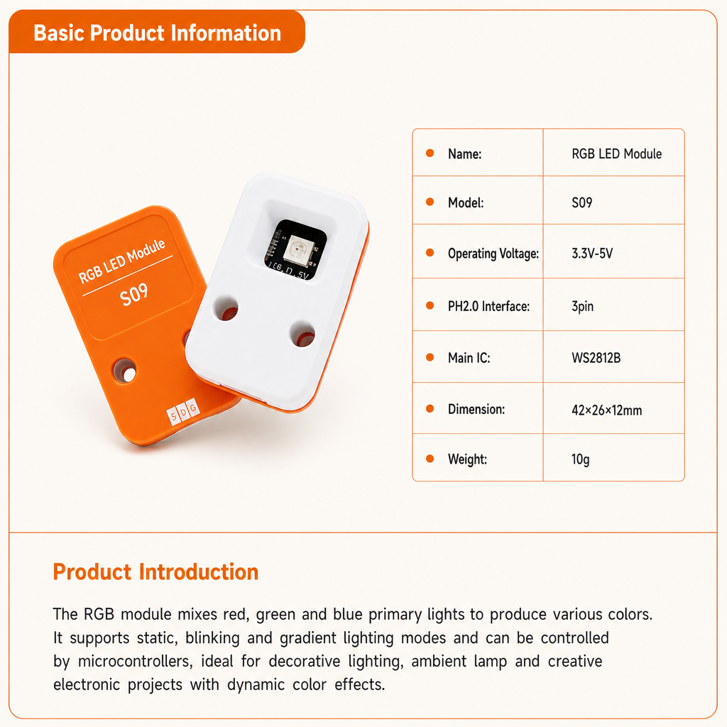 ESP32-S3 Graphical Block Coding Robotics Kit AI Speech Dialogue Machine Learning Building Bricks STEM Toy for Grades 3-9