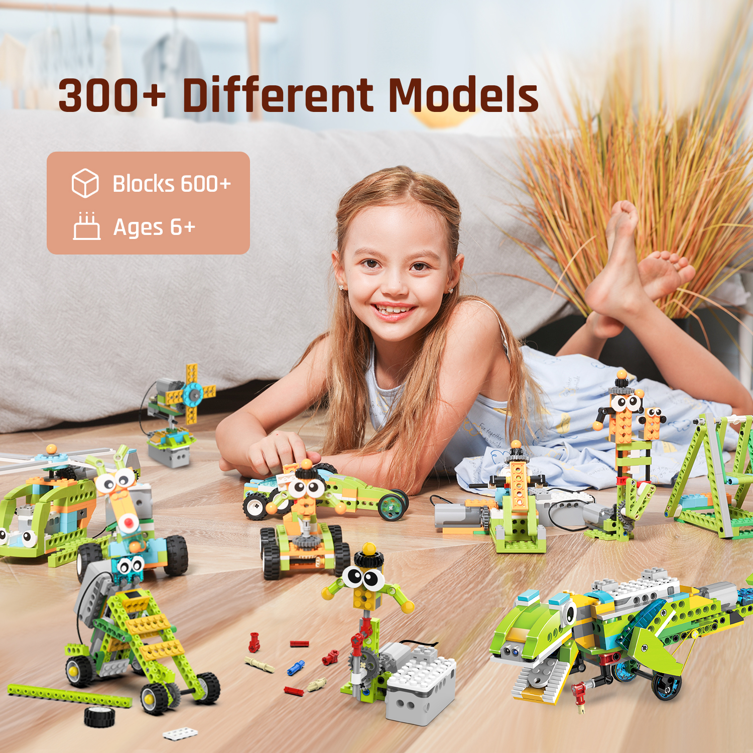 Makerzoid Robot Master (Premium) 200 in 1 APP Control Robot Kit Educational Scratch Coding Robotic Kit with 47 Video Courses