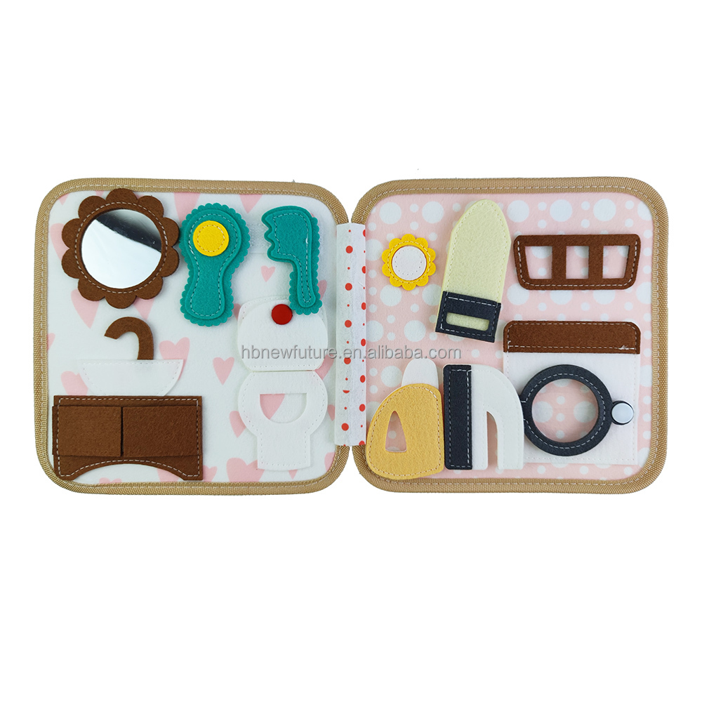 Preschool Educational Learning Toy Birthday Gift for Children Toddler Busy Book Montessori Sensory Board for Kids