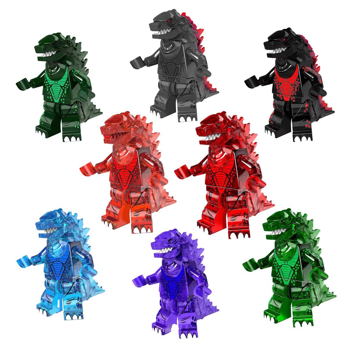 Hot-Selling Eco-friendly Cartoon Mini Figure Gojira Ancient Monsters Building Blocks Toy Collector Model