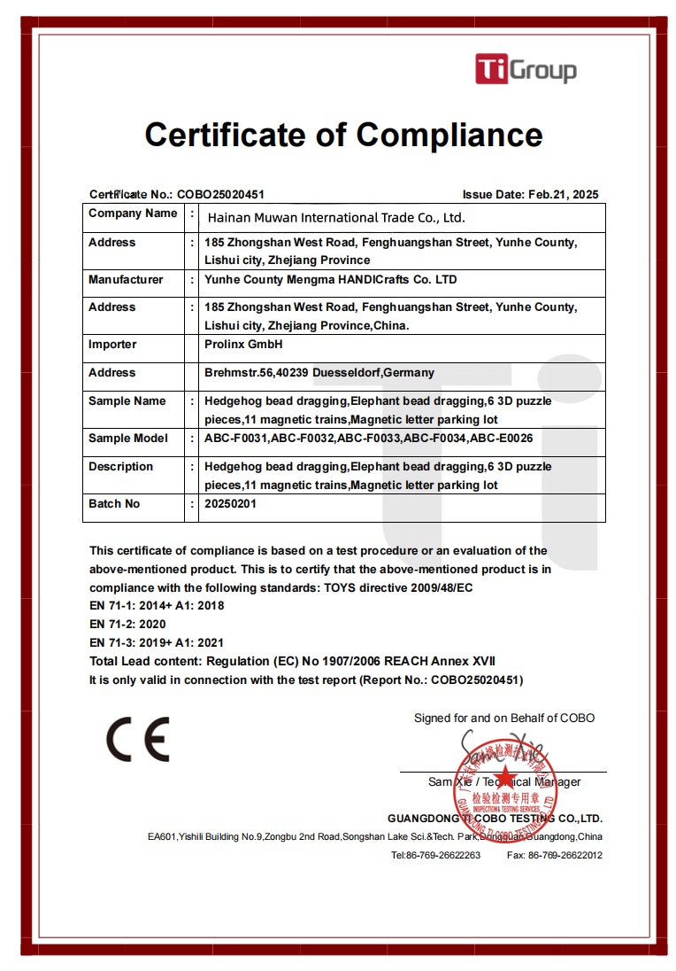 CE Certificate