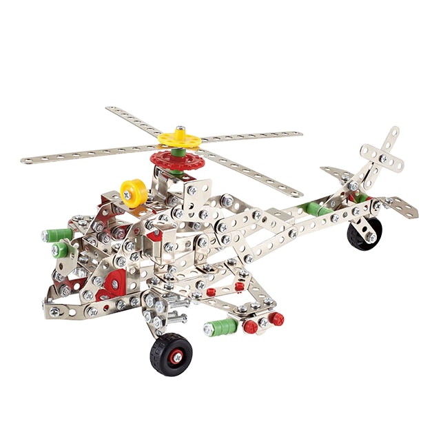 Intelligence 3D Building Block Assemble Toys Educational DIY Metal Puzzle Assembly Kit Engineering Vehicle