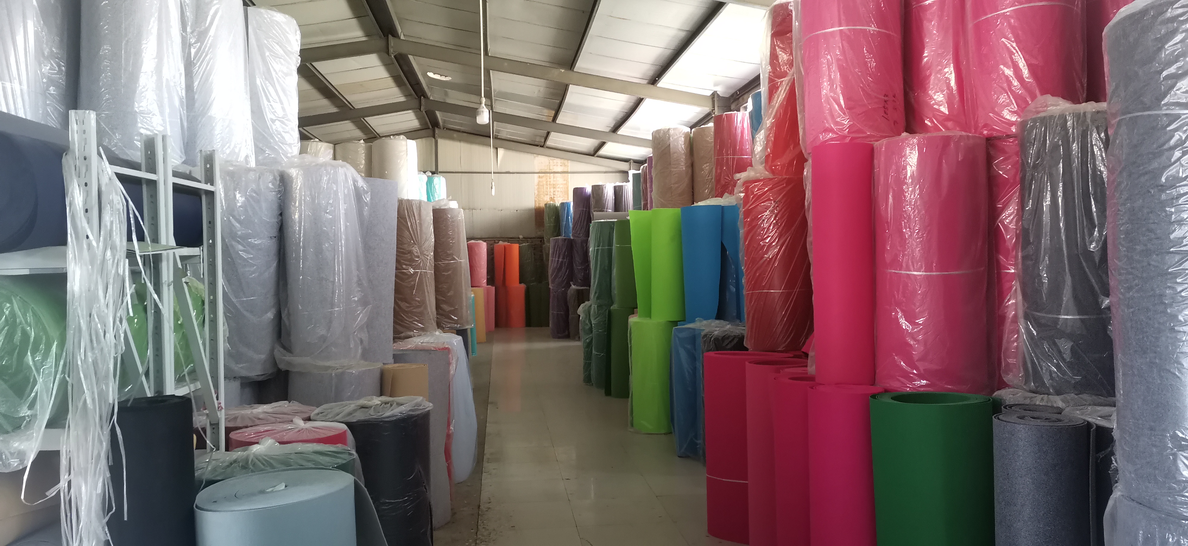 Advanced needle felt production line