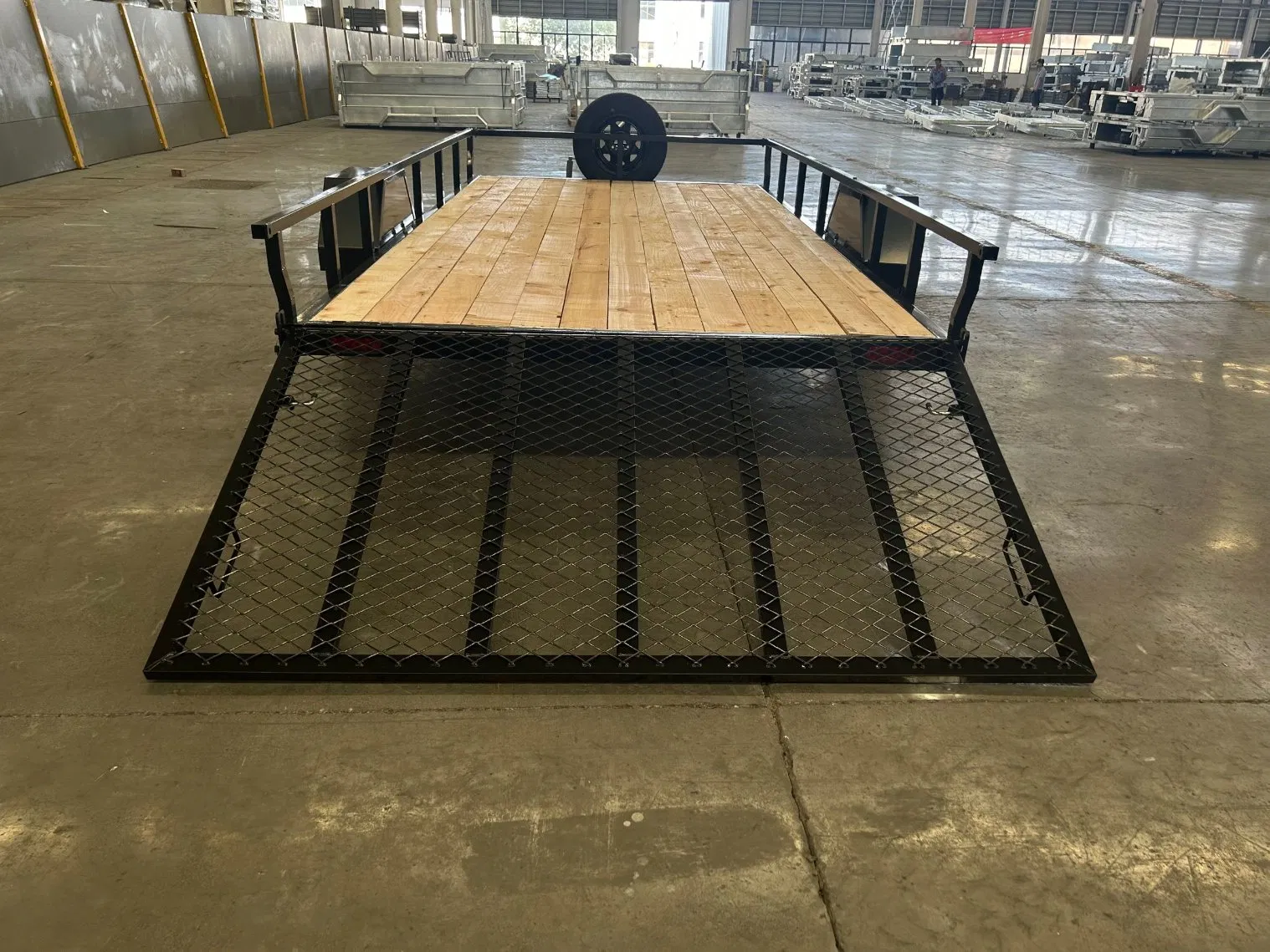 6X12 7X12 7X14 7X16 Single Axle Economic Steel Utility/ATV/Car Trailer