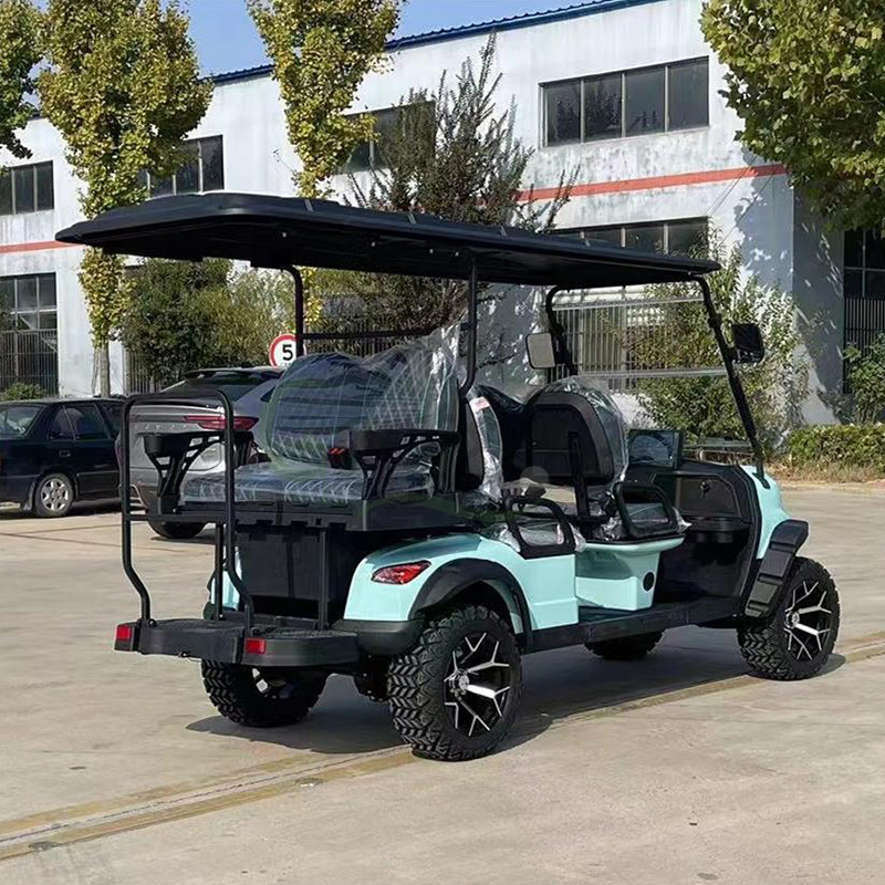 Custom 4X4 Electric or Gas Powered 6 Seater Hunting Golf Cart with 4WD and Four Wheel Drive