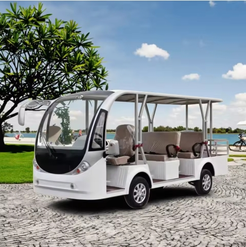 Solar-Powered Golf Cart for Eco-Resorts - Dual-Purpose for Golf &amp; Tour Transport