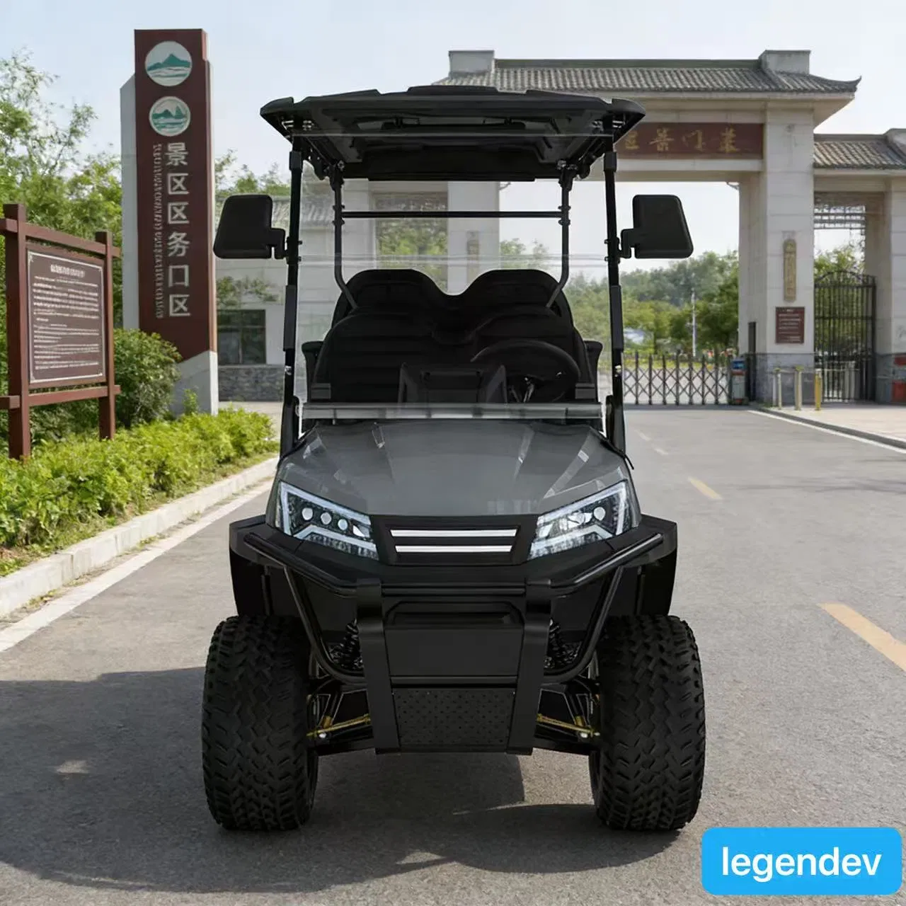 Best Price Street Legal Lsv 4+2 Seater Electric Golf Buggy From China