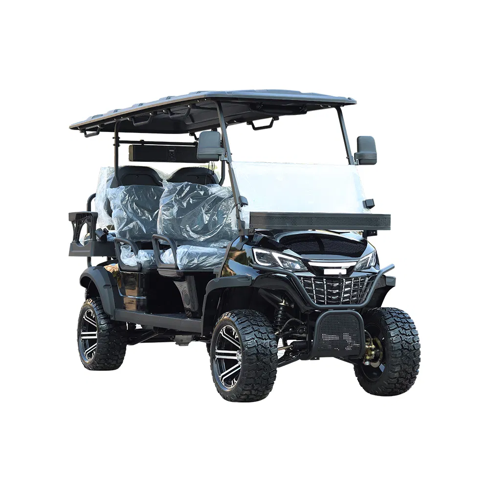 Electric Sightseeing Bus 6 Seater Battery Operated Golf Cart