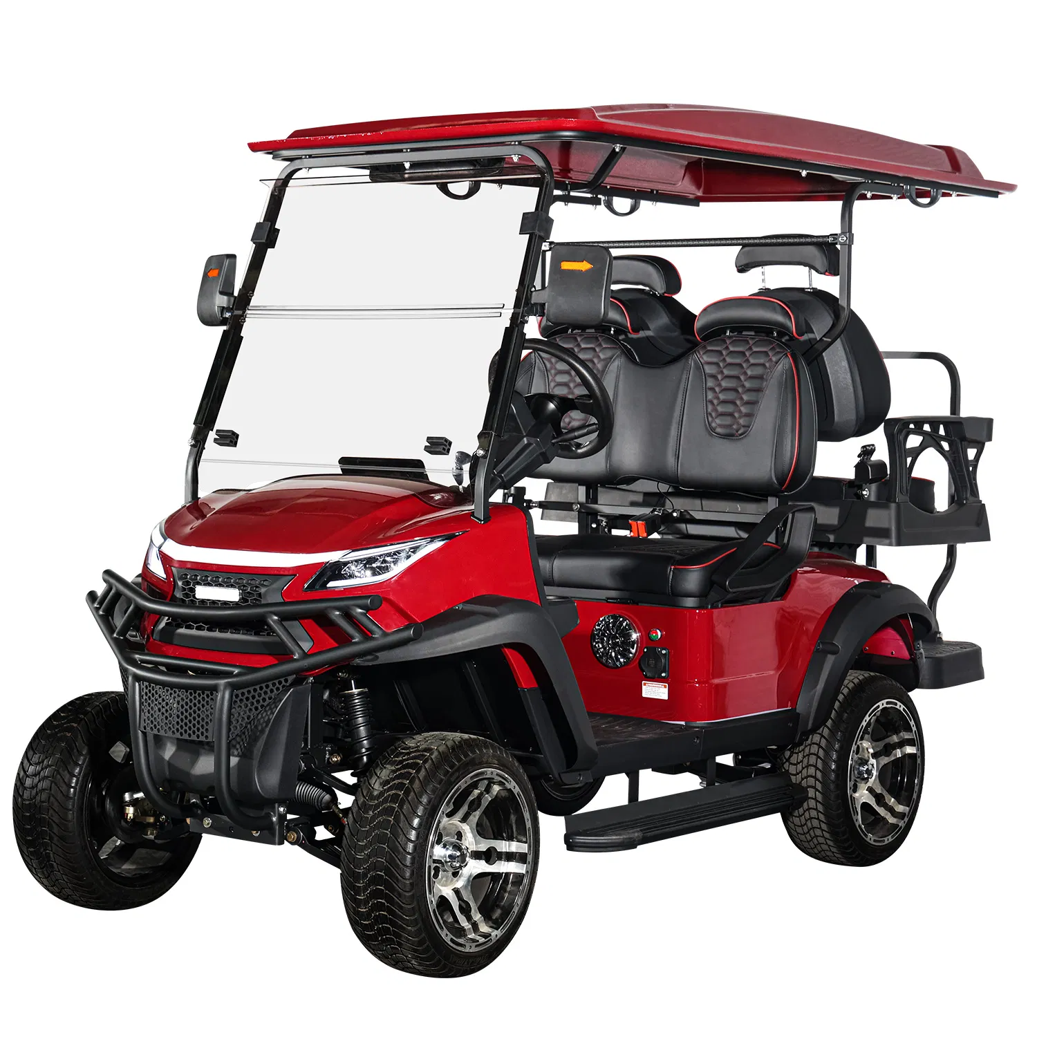 4 Seaters Golf Cart Electric Golf Buggy Rough Terrain off Road Golf Cart with Folding Windshield