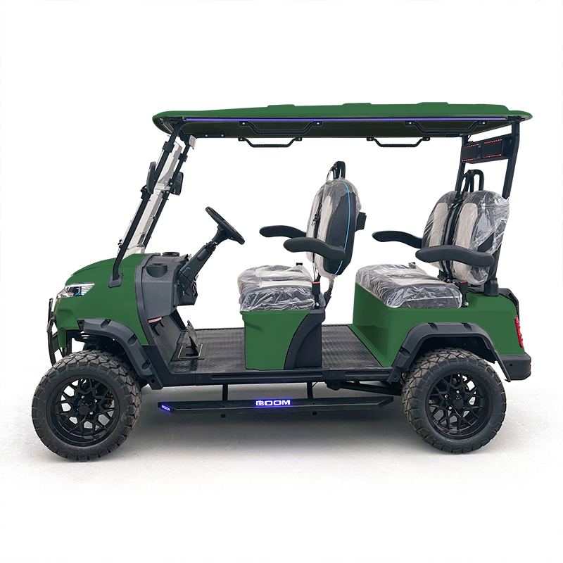 Electric Golf Cart with Customizable Color and Powerful Lithium Battery