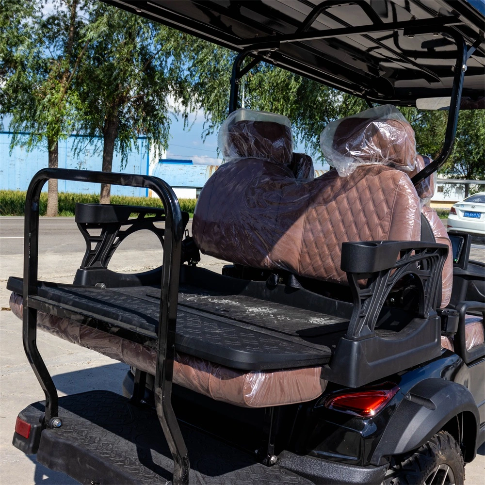 New Street Legal 48V Solar Panel Powered 4 Adult off Road Golf Cart