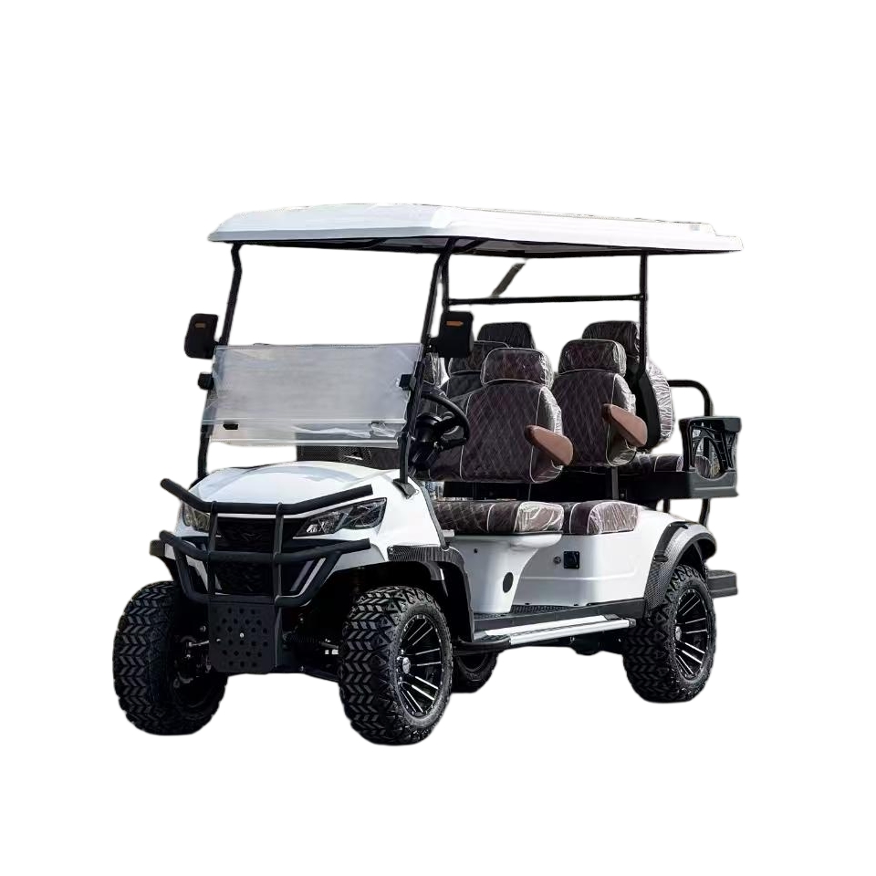 Heavy-Duty 6-Person Electric Golf Cart with Long Battery Life