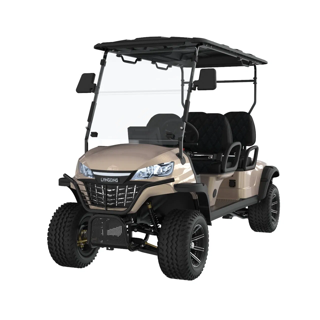 Popular Golf Carts Gas Powered Sightseeing Car Gasoline 6 Seater Gas Golf Cart with Comfortable Seat