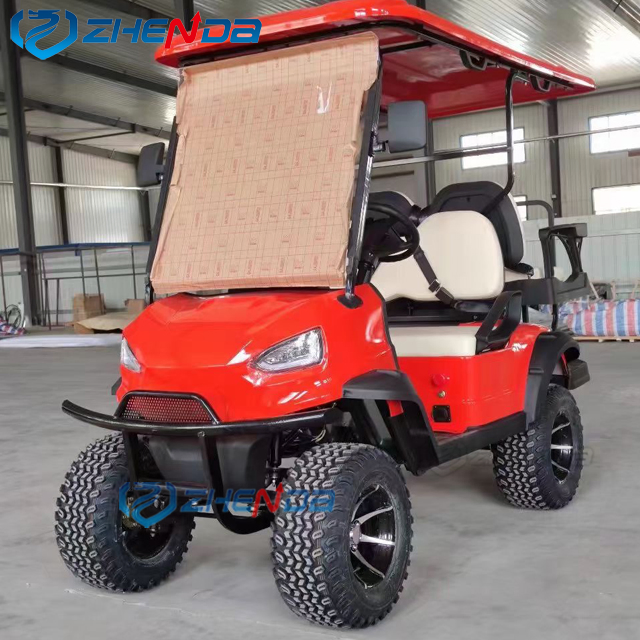 Easy Foldden Electric Buggy Gas or Battery Powered Mobility Club Car Electric Vehicle Golf Carts Sightseeing Scooter