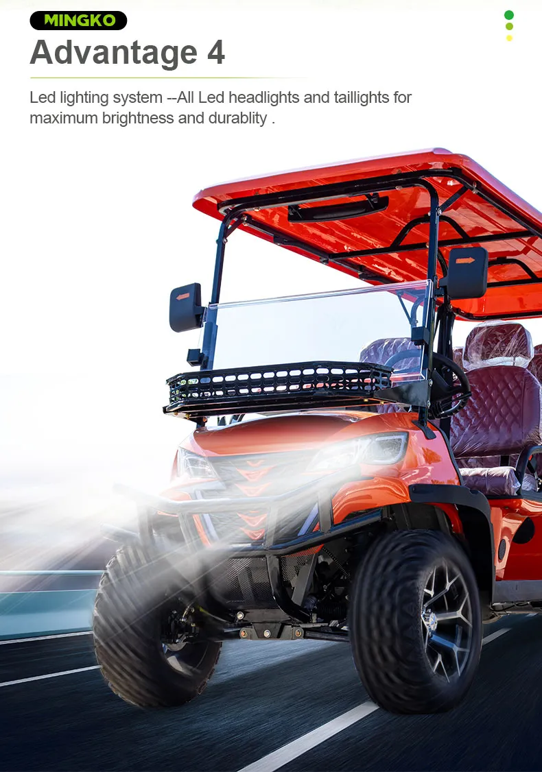 Luxury Golf Cart Interior