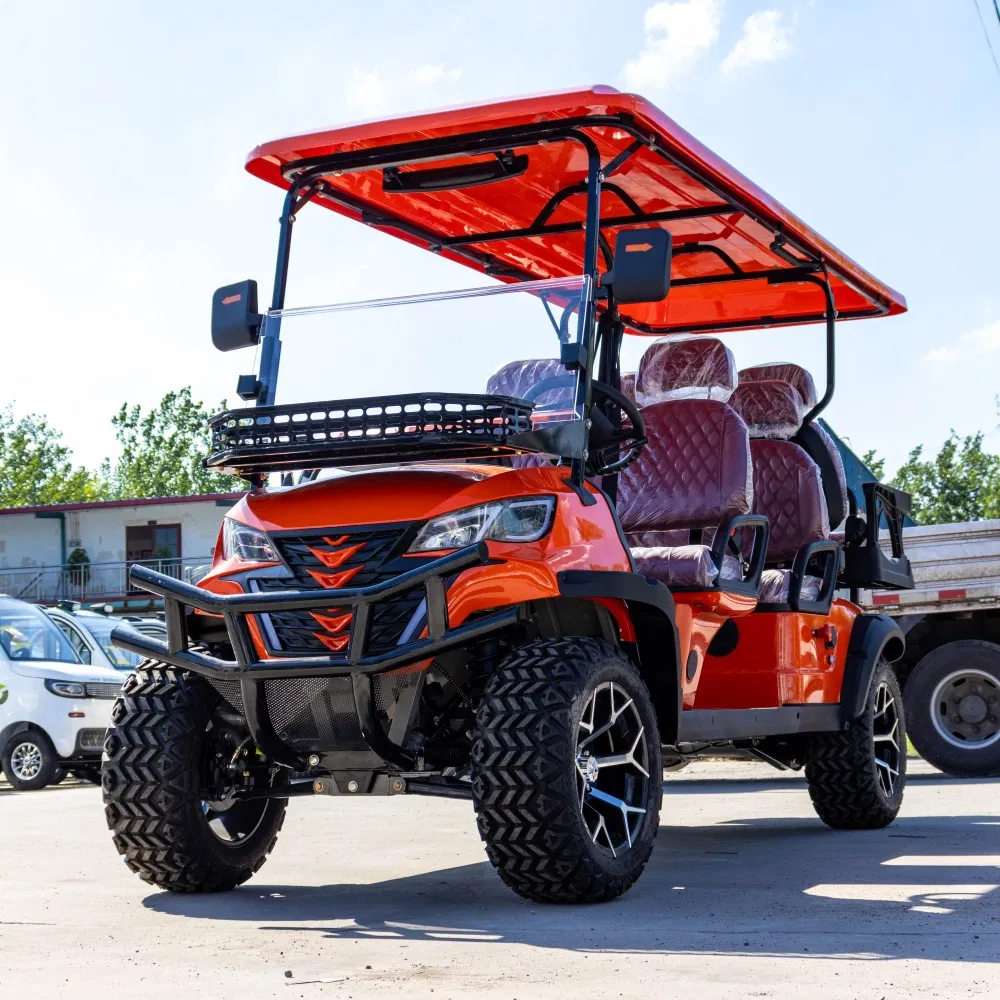 Solar-Powered Optional Golf Cart with 12-Inch Aluminum Wheels