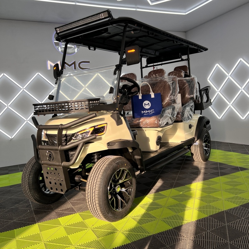 Wholesale Classic Luxury off-Road 6 Seat Custom Adult Street Legal 4×4 Luxury Golf Cart 60V Lithium Ion Battery 4WD