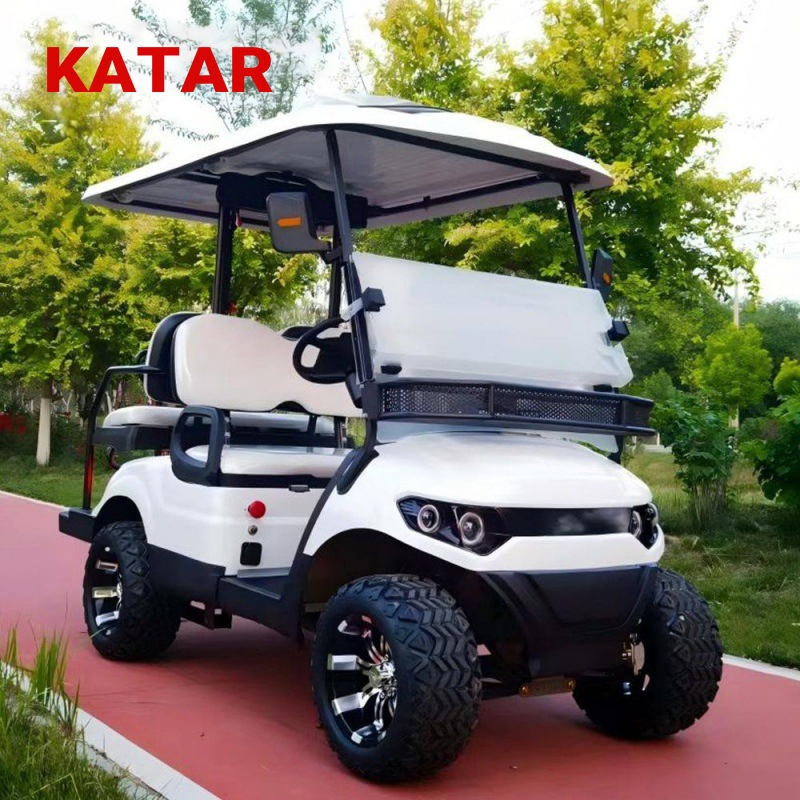 4 Seats Street Legal Electric Gasoline/Gas Lithium Battery Person/Seater Sightseeing Buggy Hunting off Road Club High Performance Low Cost Golf Cart