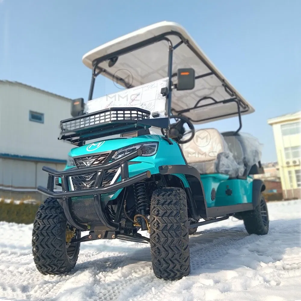 China Manufacture High Quality Solar 6 Seater Lithium Powered Golf Car Buggy Cart