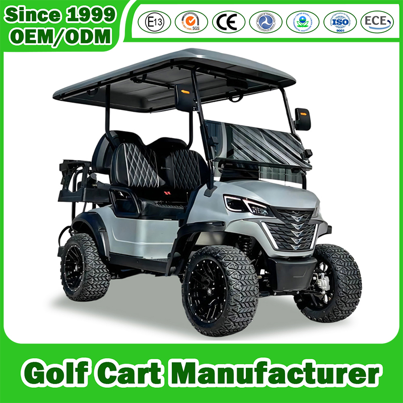 4WD Lithium Sightseening Hunting off Road Club Car Golf Buggy 48/72V Utility Mini 2/4/6/8 Seater/Passenger Street Legal Solar Electric/Gasoline Cart