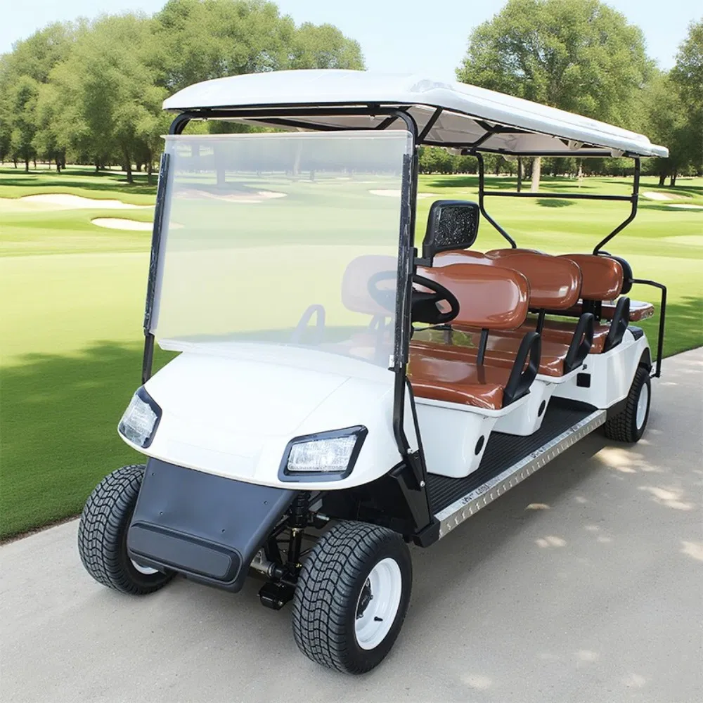 Best Price Lithium Battery 60/72V Adults Solar Panels Powered 8 Seater off Road Beach Buggy Electric Golf Cart