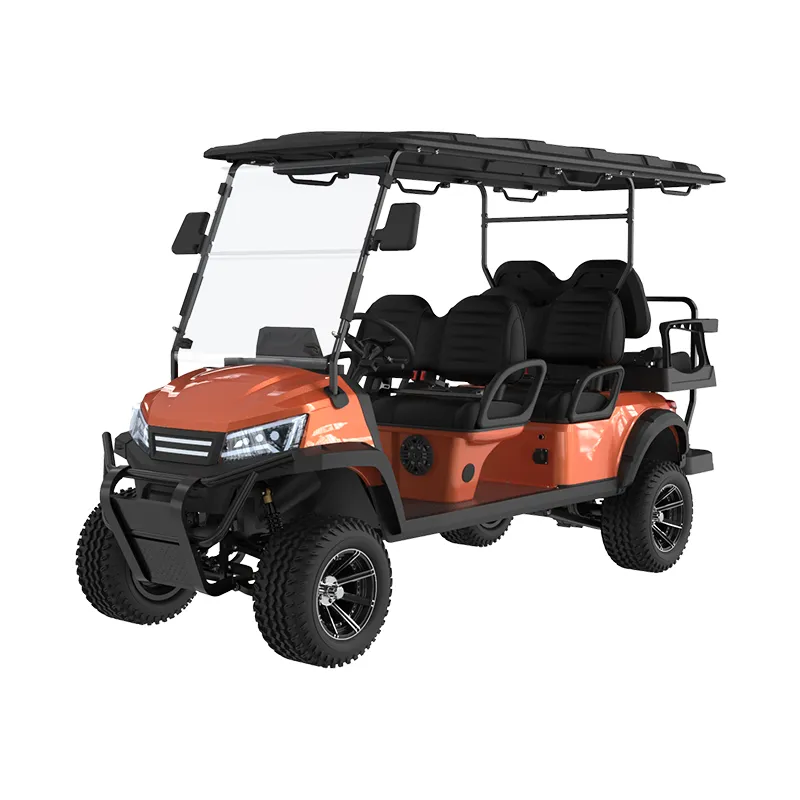 Electric Golf Cart Side View