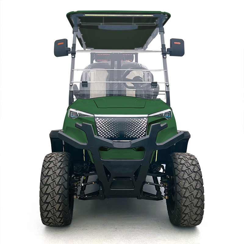 Electric Golf Cart with Customizable Color and Powerful Lithium Battery