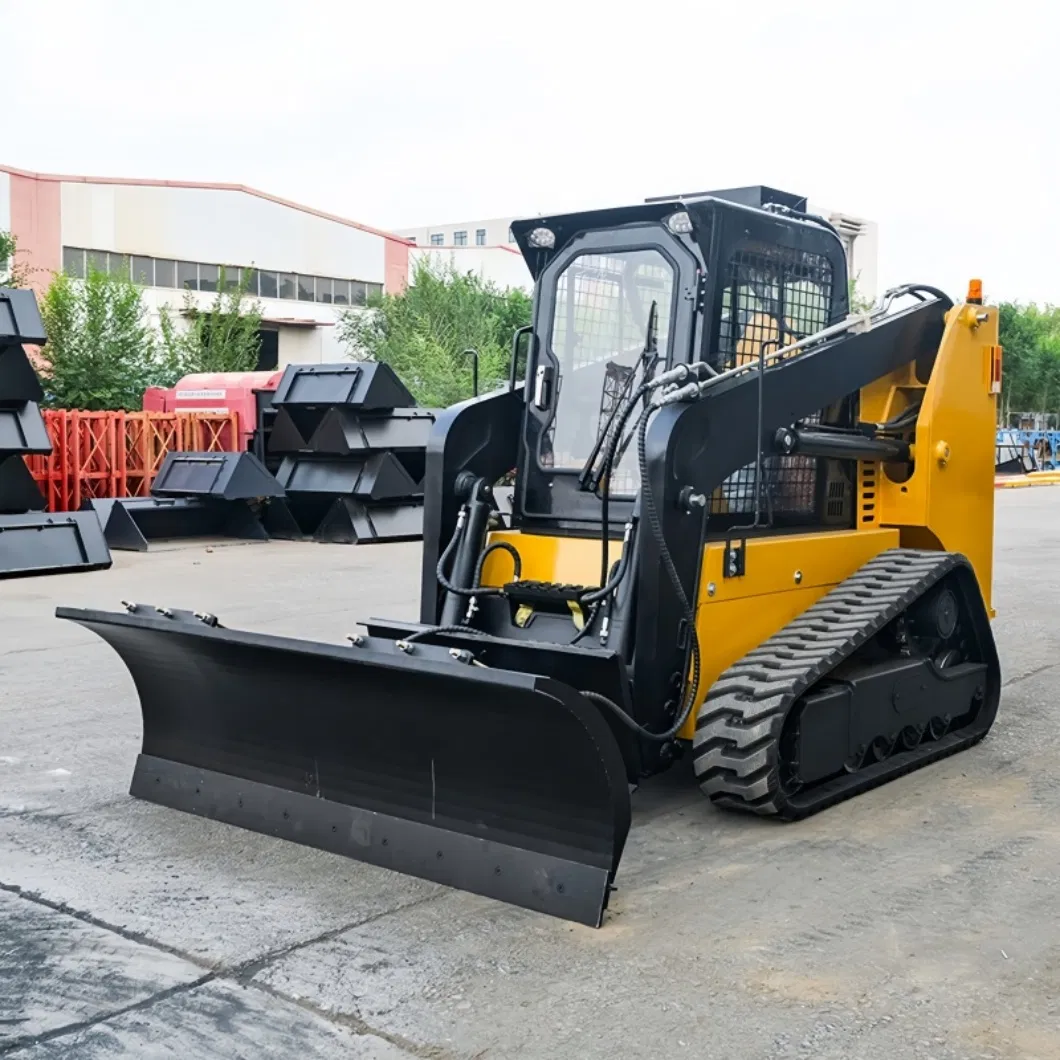 Mini Skid Steers Compact Utility Loaders Earthmoving Machinery Tracked Skid Steer Loader