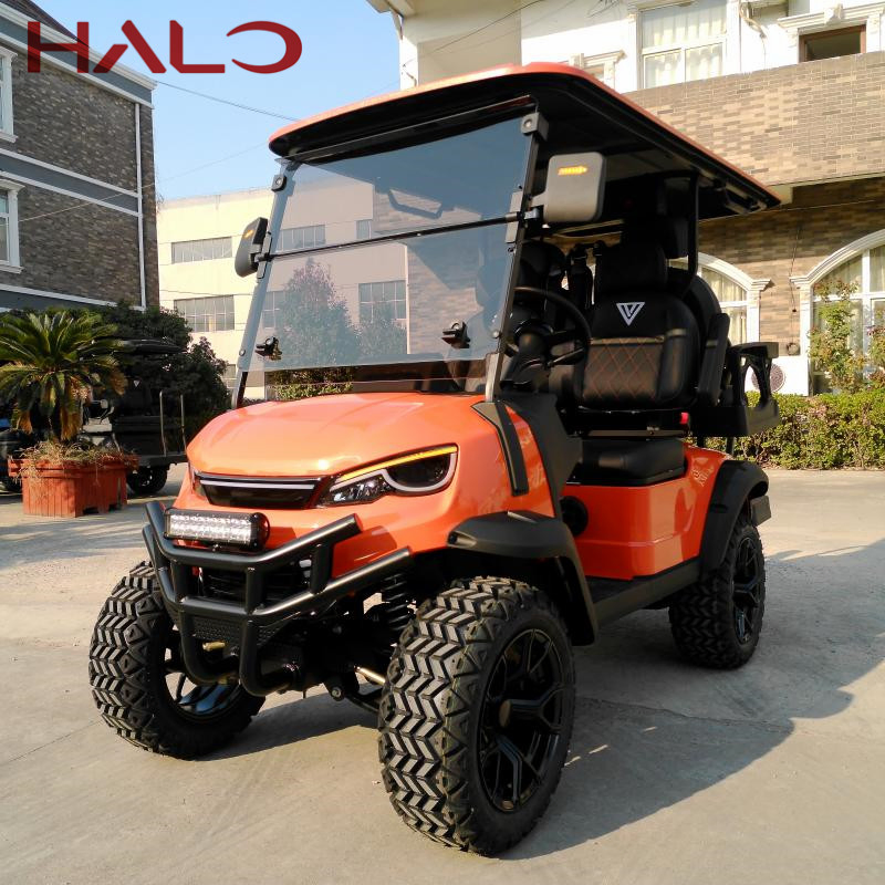 Luxury Golf Cart with Premium Seats and Custom Color for VIP Transport