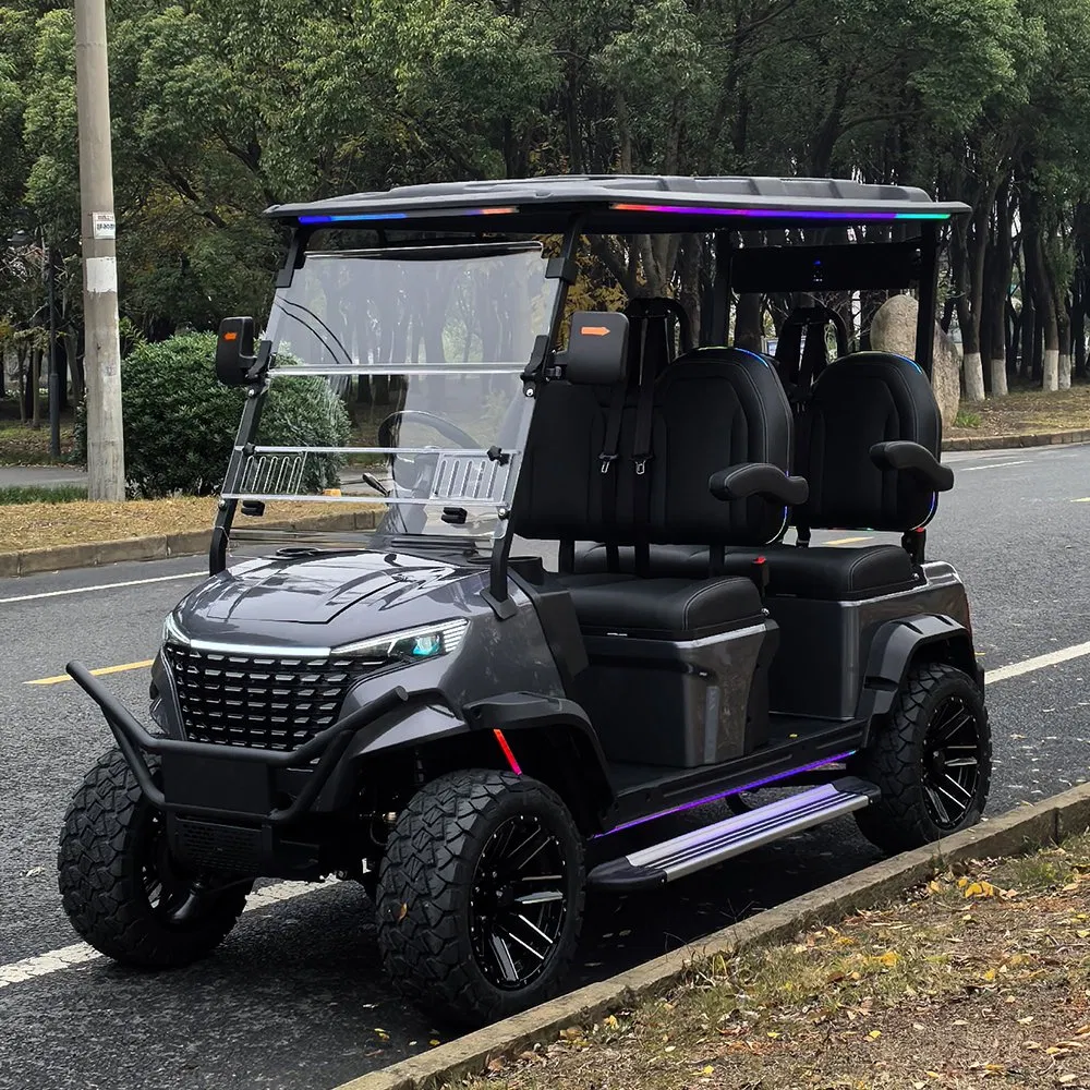 Chinese Wholesale Factory Custom Luxury Lifted Utility 2 Seater Seat 48V New Mini Club Golf Car Electric Golf Cart for Sale
