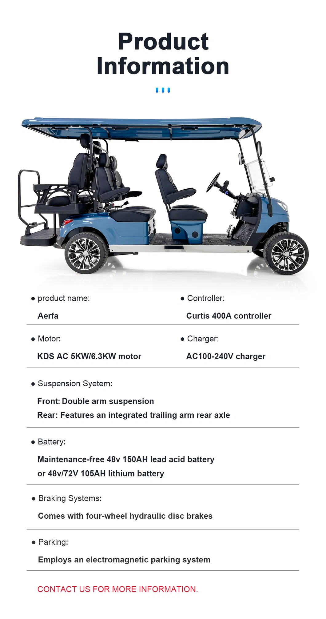 Electric Golf Cart View 9