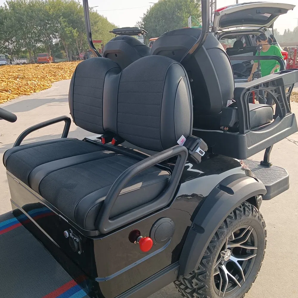 Newest Hot Sale 2 4 Seats Mini Powered Golf Car China Factory Manufacture 60V Solar Panels 4 Wheel Beach Buggy Golf Cart