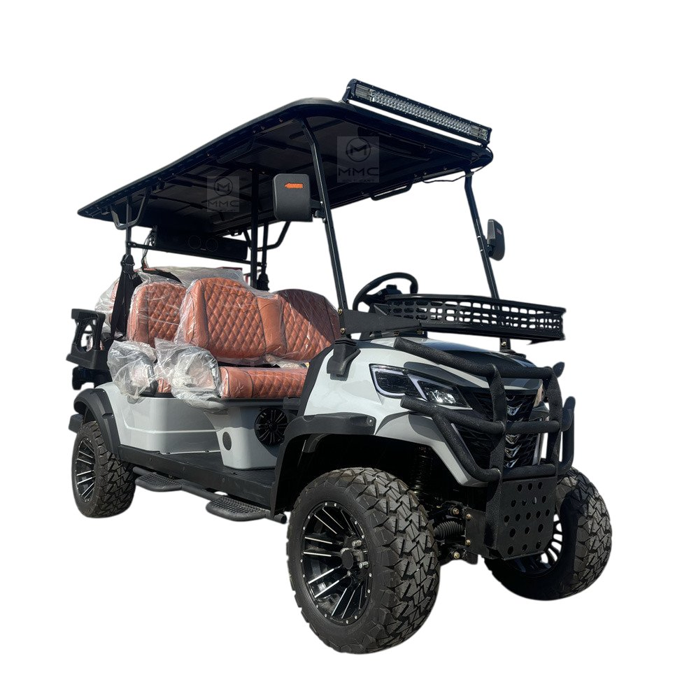 Golf Cart Lithium Battery Golf Cart 6 Seats Adult Scooter 4 Wheels Solar Powered Electric Golf Carts Street Legal