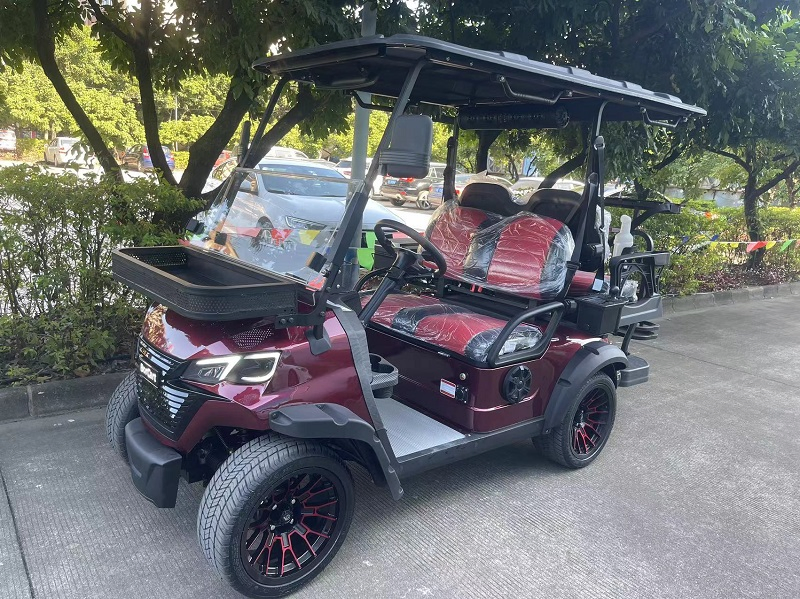 Custom High Performance Golf Buggy Cart Manufacturer Luxury 4 Seater Max 72V 5kw AC System Electric Golf Cart Hunting Cart