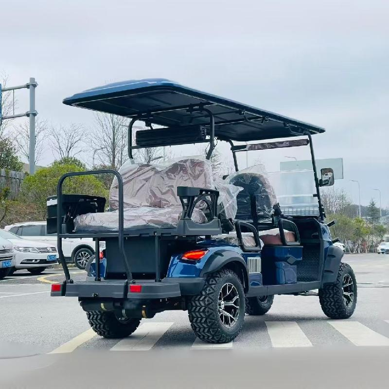 Luxury 400cc Engine Customization Gas Powered Golf Carts for 6 Passengers Manufacturer