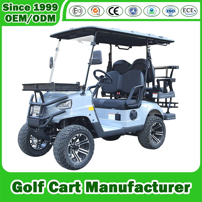 Custom Luxury Steel Frame Golf Cart Manufacturer 48V/60V/72V Lithium Battery off Road Golf Buggy Car 2/4/6/8 Seat Electric Golf Cart for Shopping/Hotel/Club