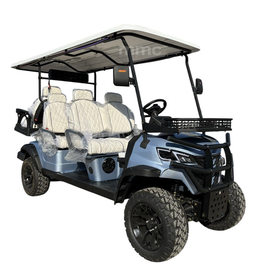 MMC Street Legal Electric Golf Cart 2/4/6/8 Seater off Road Sightseeing Cart Solar Powered CE for Adults