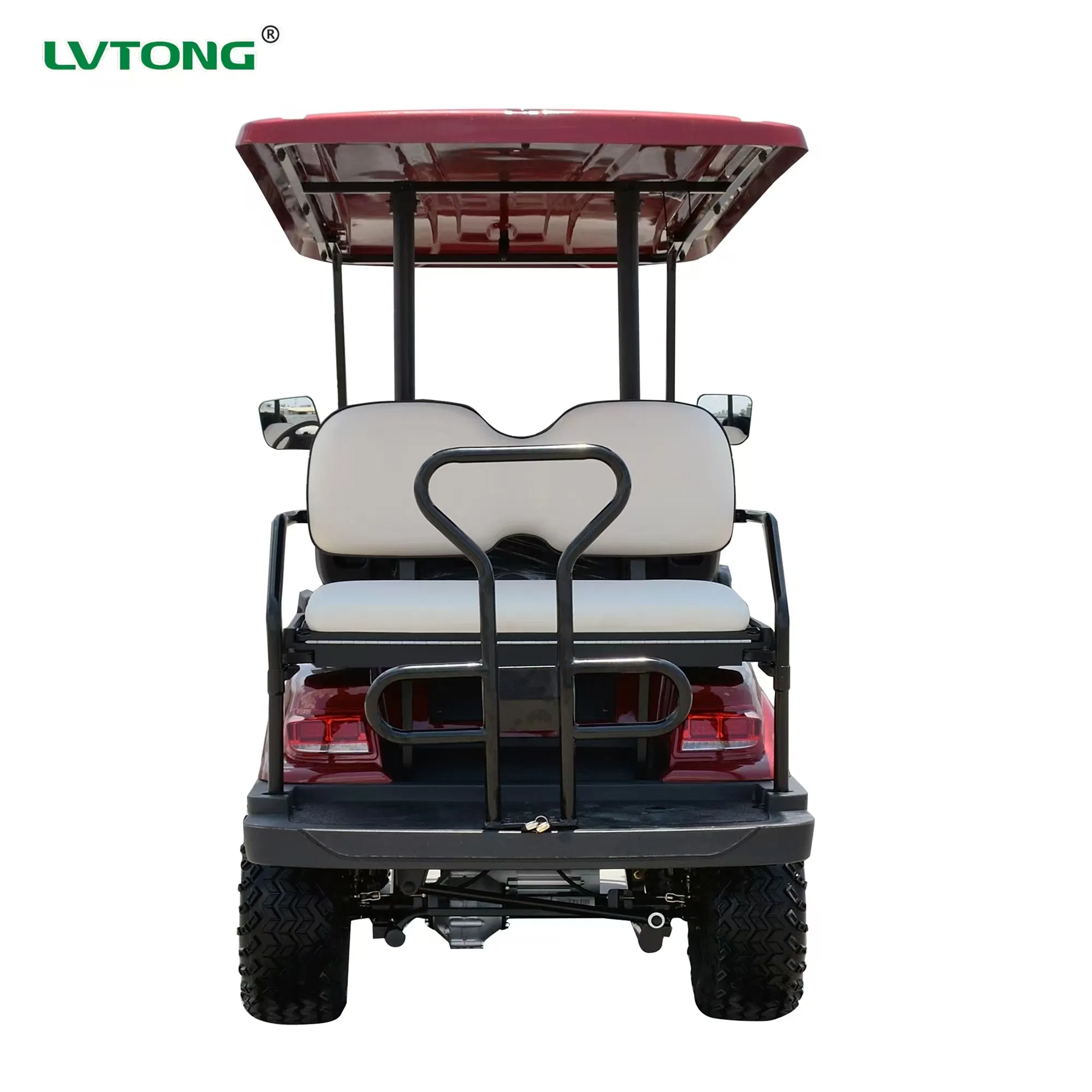Eco-Friendly Solar-Powered Golf Cart with Spacious Back Seat