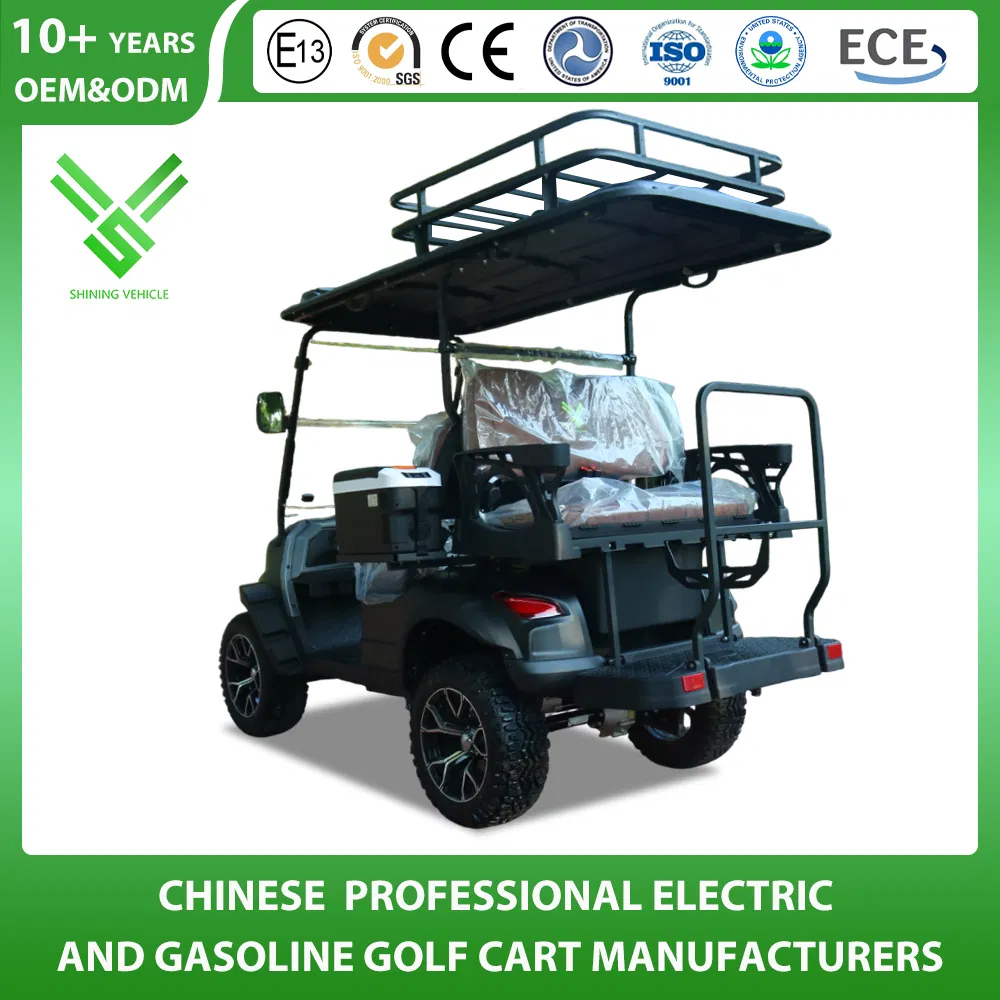 Hunting 2/4/6/8 People/Passenger/Person/Seater/Seat 48V 72V Utility Legal Street Lithium/Gasoline/Electric Golf Cart Price for Battery Charger/Powered/Buggy