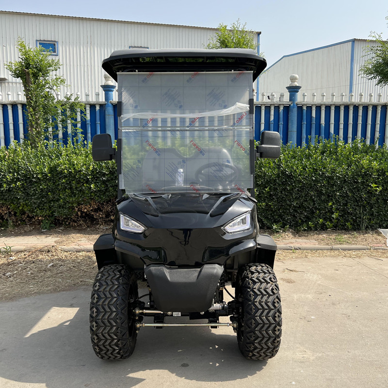 Black /Blue Color Proper Top Quality New Solar Powered Golf Cart