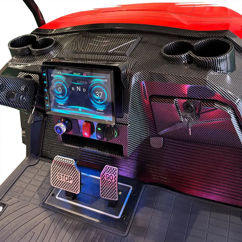 Electric Sightseeing Golf Wholesale 2 Seater Golf Cart with Folded Seat