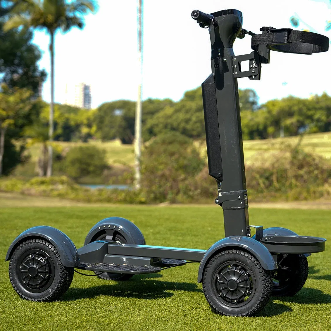 New Popular Superior Comfortable Foldable Four Wheeled Electric Golf Cart