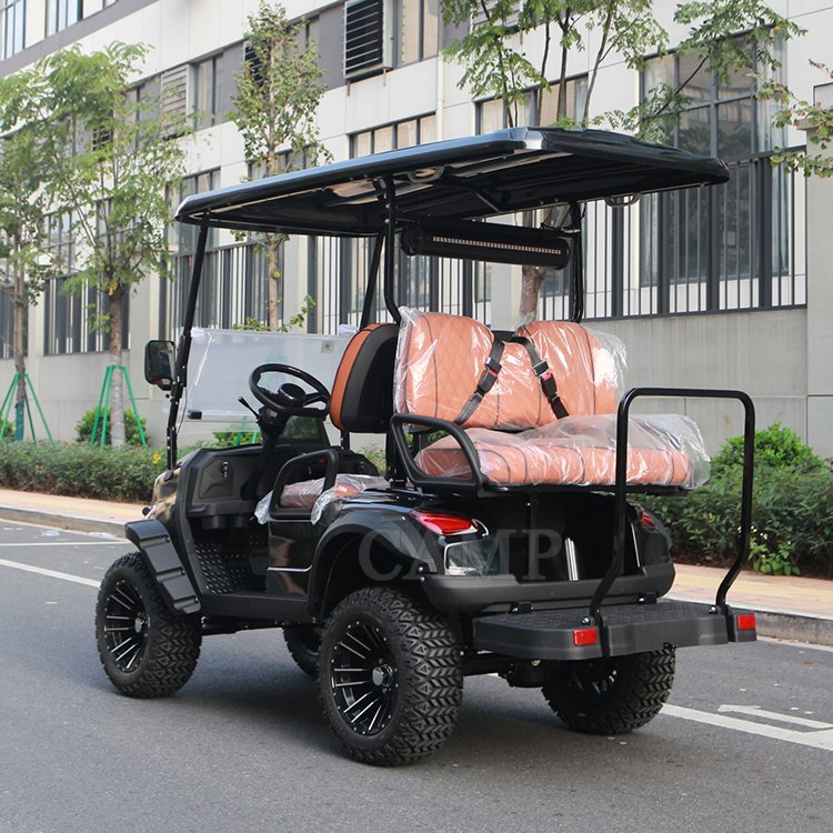 4 Wheel Lithium Golf Cart Luxury Cheap 6 Seater Custom Color Electric Golf Buggy Cart