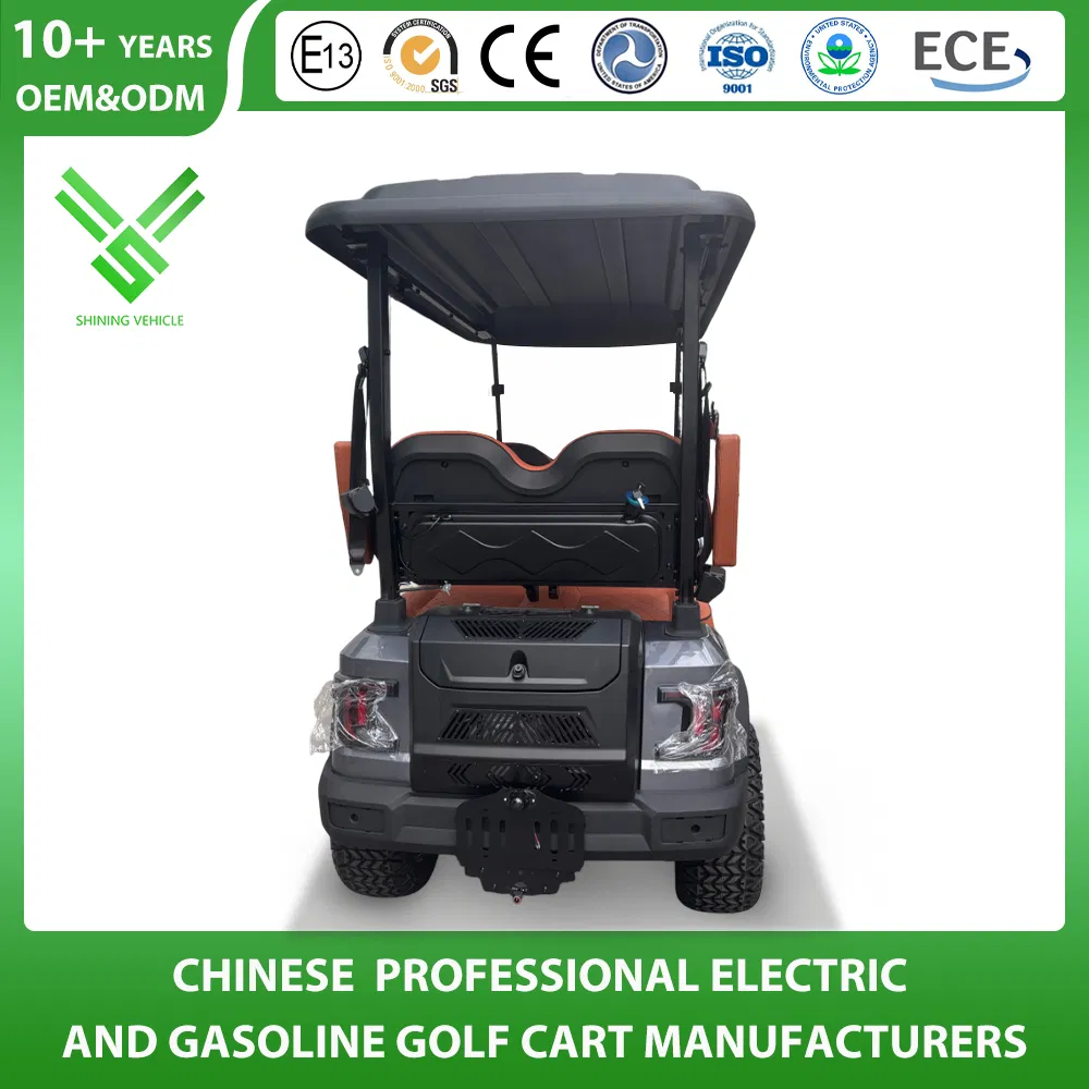 Manufacturer Price 2/4/6/8 Passenger/Seater/Seat Sightseening Hunting Offroad Club Car 48V 72V Utility Mini Electric Lithium Battery Golf Cart for Street Legal