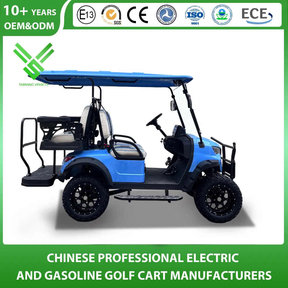 Golf Cart Manufacturer Low Failure Rate Modern Design Classic Car 2/4/6 Person Electric Sightseeing Hunting off Road Vehicles Golf Cart for Outdoors