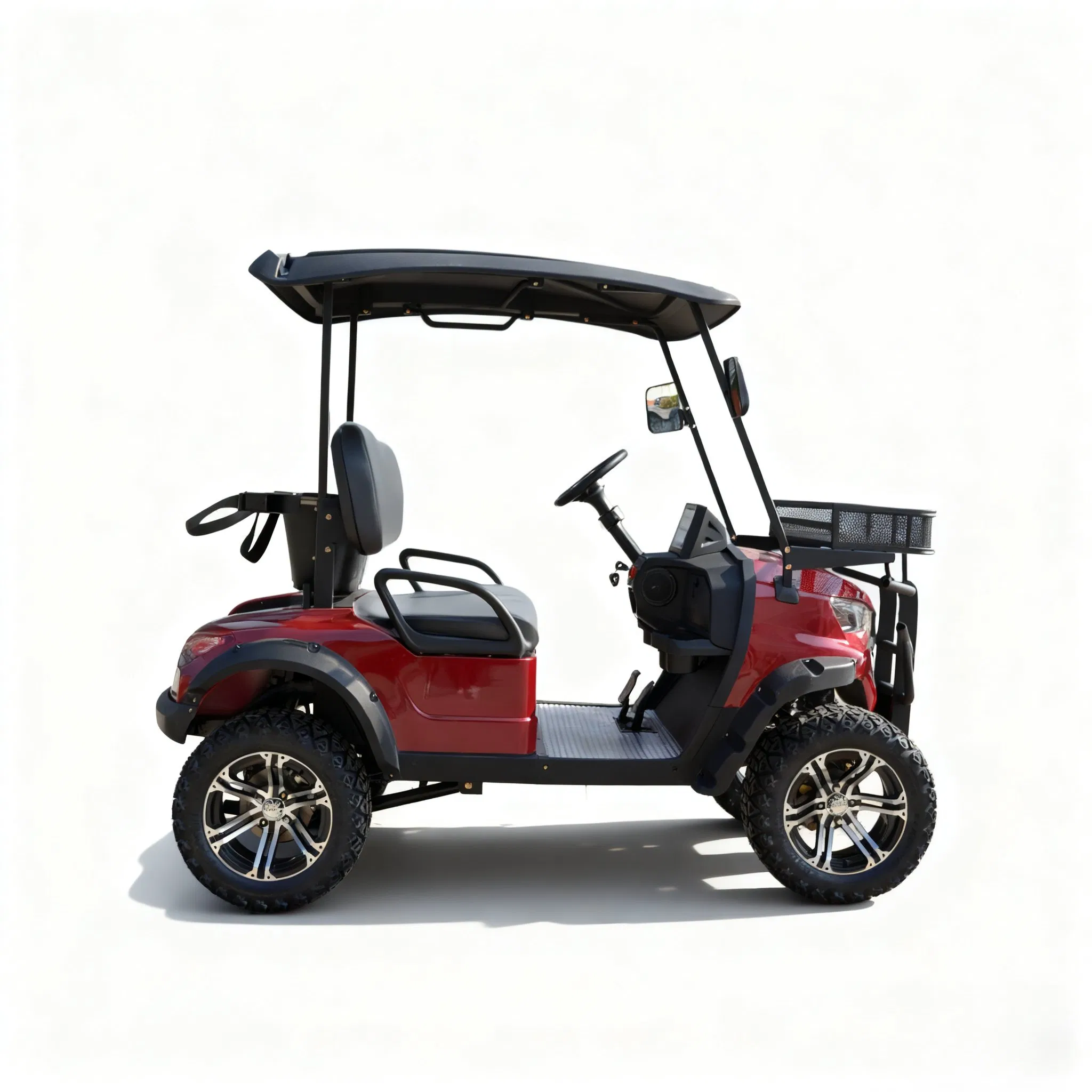 2 Seats Electric Golf Cart with Heavy - Duty Frame for Durability