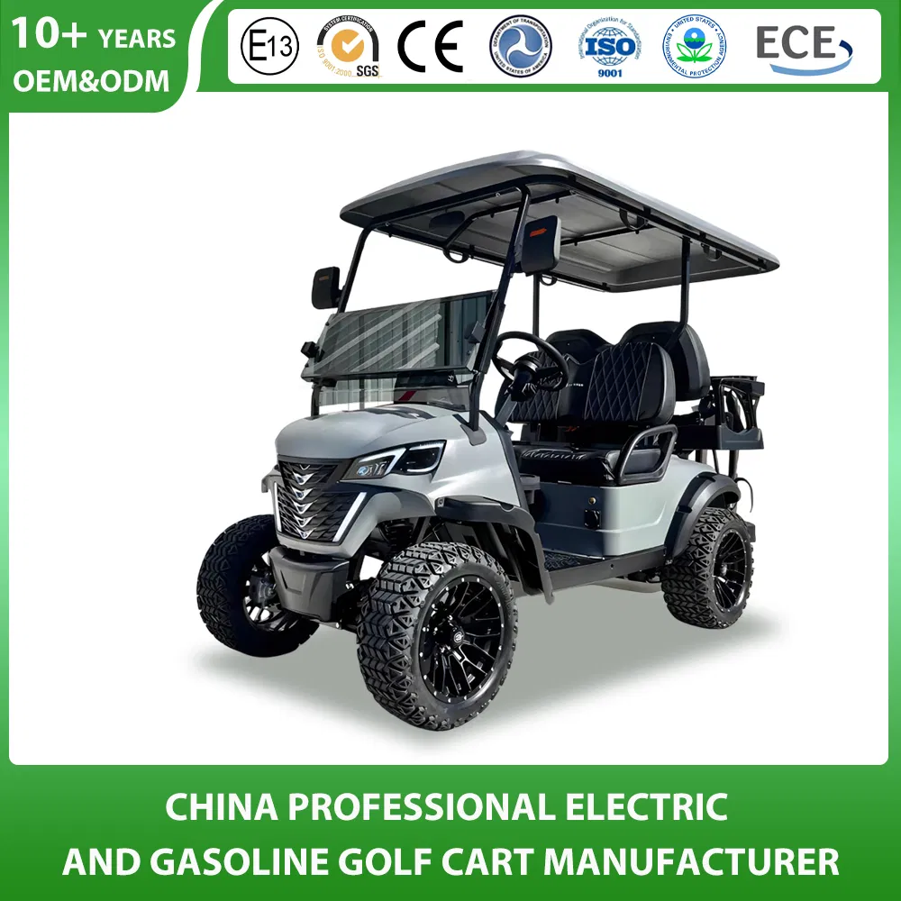 Wholesale Customized 2/4/6/8 Seater/Seat/People Sightseening Hunting Offroad 48V 72V Utility Legal Street Lithium Battery/Gasoline/Electric Golf Car for Club
