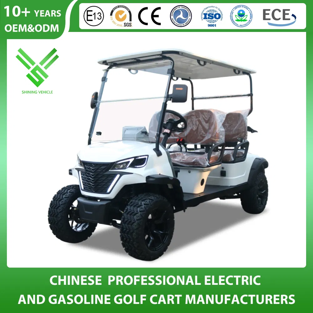 Manfuacturer 2/4/6/8 Seater/Passenger/Seat/People Street Legal Sightseening/Hunting off Road 48/72V Mini Lithium/Electric/Gasoline Golf Cart for Utility/Chassis