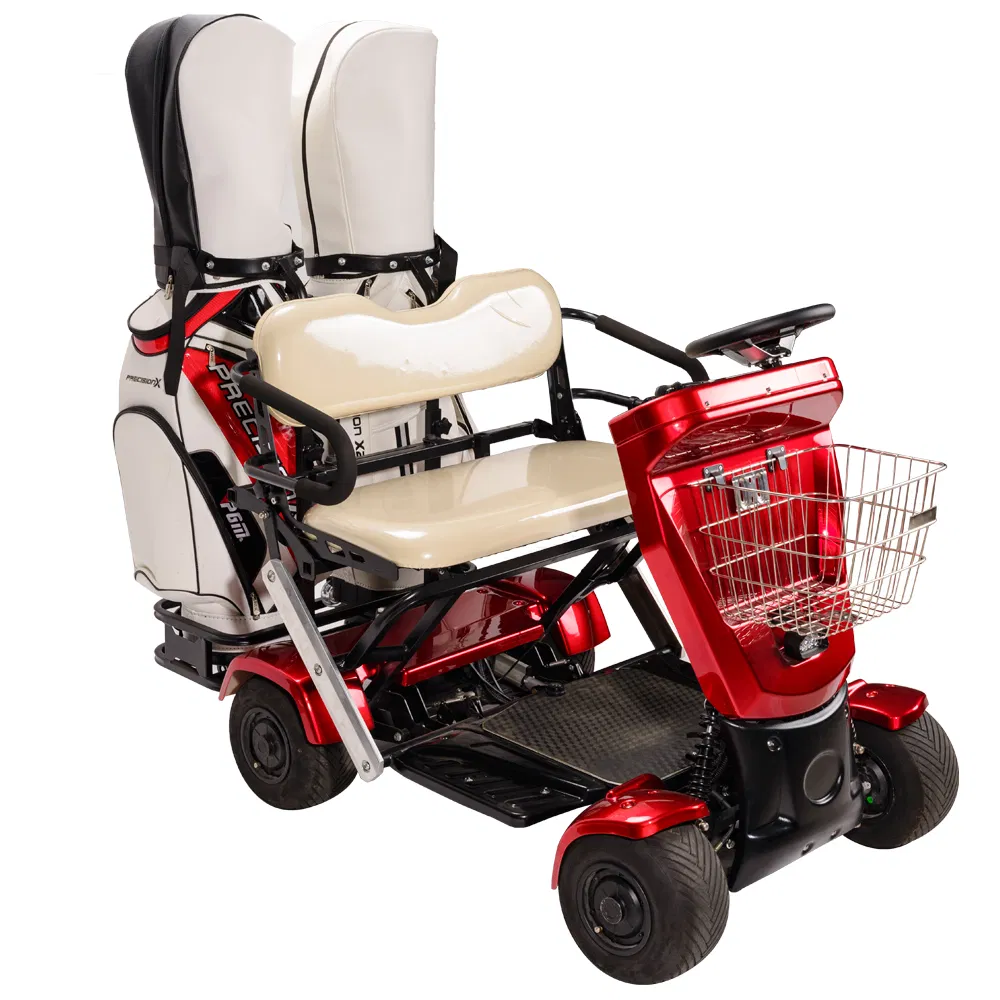 Newest Four Wheels Electric Folding Golf Cart